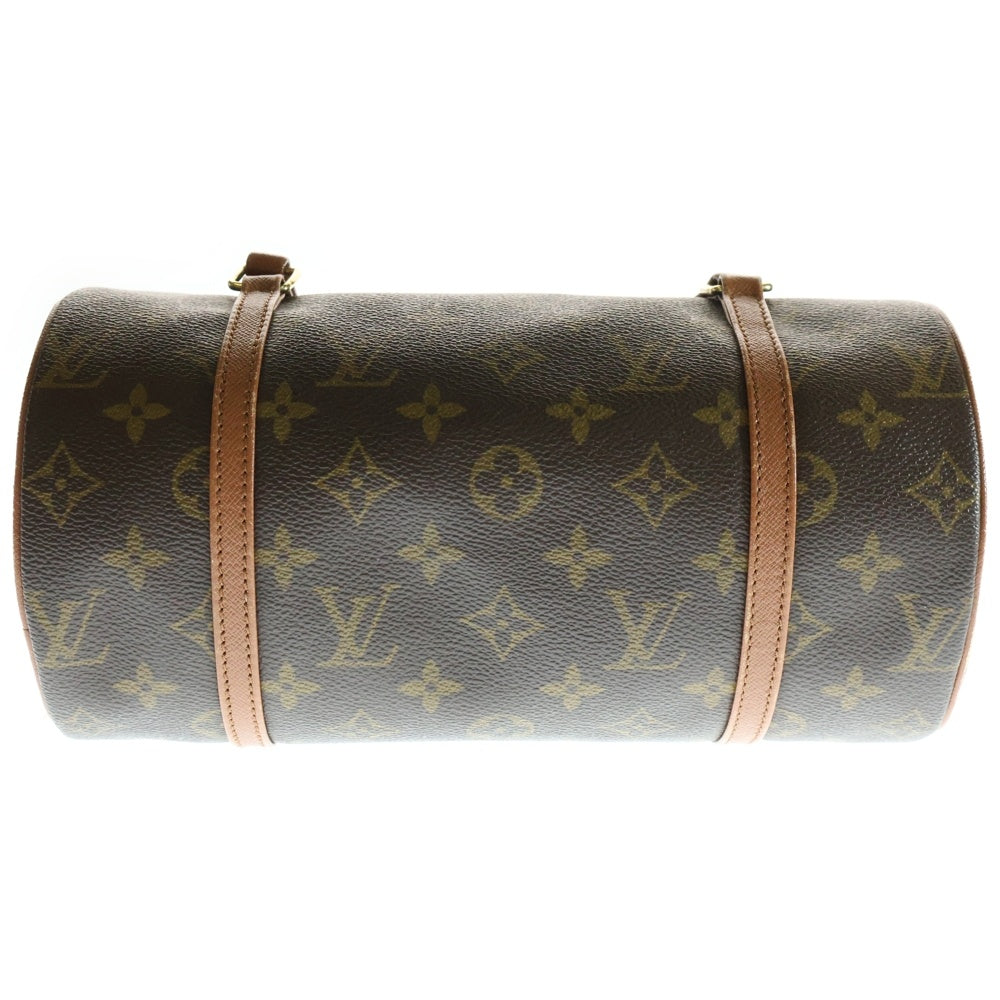 LOUIS VUITTON(ルイヴィトン) パピヨン26 モノグラム PVC レザー ハンドバッグ ゴールド金具 ブラウン M51366