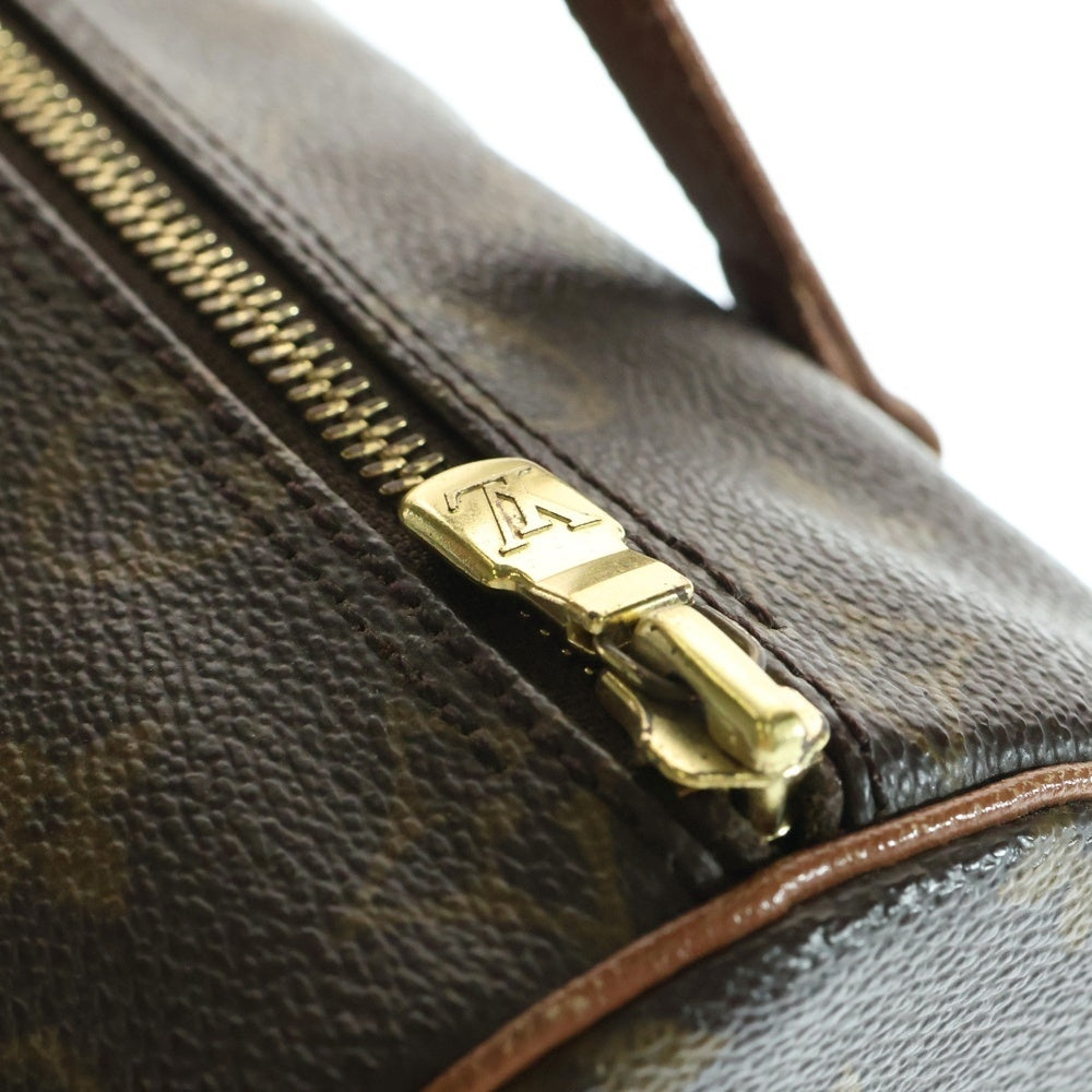 LOUIS VUITTON(ルイヴィトン) パピヨン26 モノグラム PVC レザー ハンドバッグ ゴールド金具 ブラウン M51366