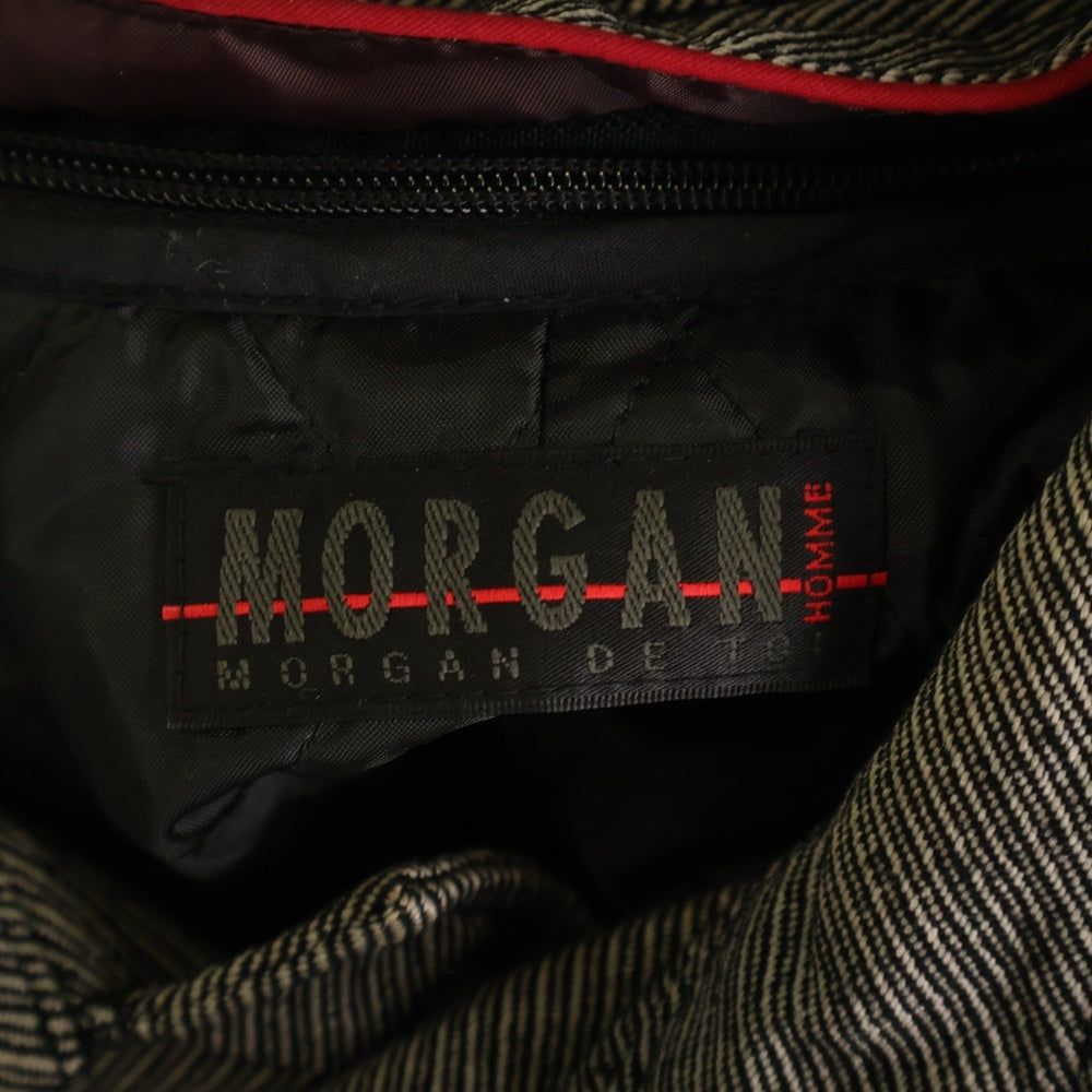 MORGAN HOMME(モルガンオム) ステンカラーコート グレー