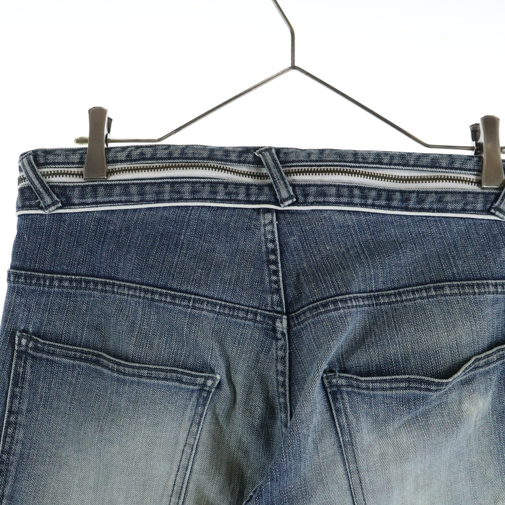 MORGAN HOMME(モルガンオム) ジップフライデニムパンツ ブルー