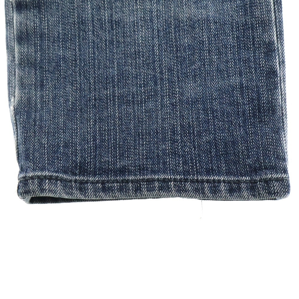 MORGAN HOMME(モルガンオム) ジップフライデニムパンツ ブルー