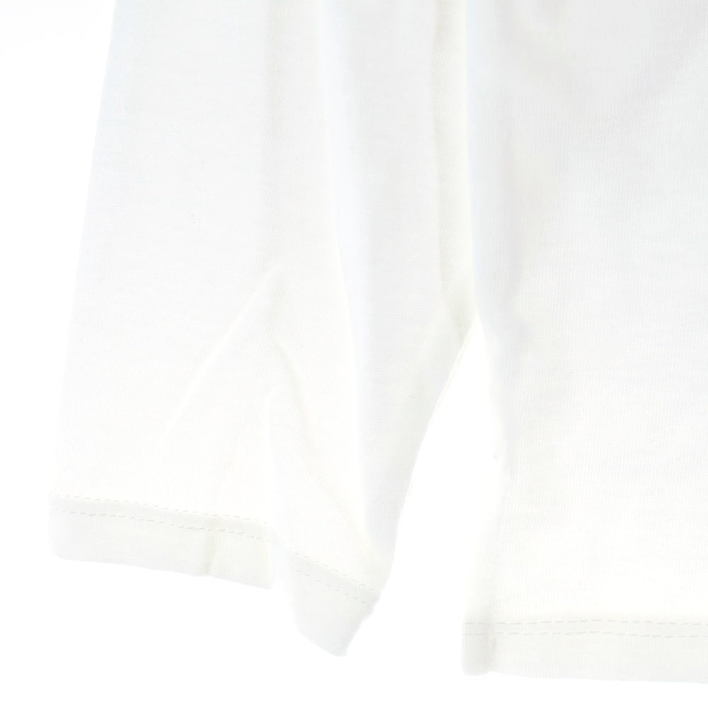 FILA(フィラ) ロゴ刺繍 長袖 Tシャツ ホワイト