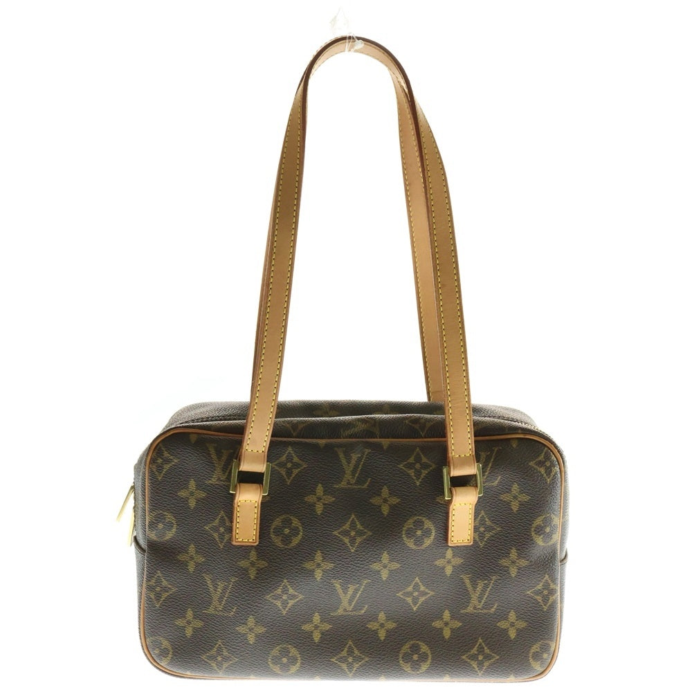 LOUIS VUITTON(ルイヴィトン) シテMM モノグラム PVC レザー ハンド ショルダーバッグ ゴールド金具 ブラウン M51182