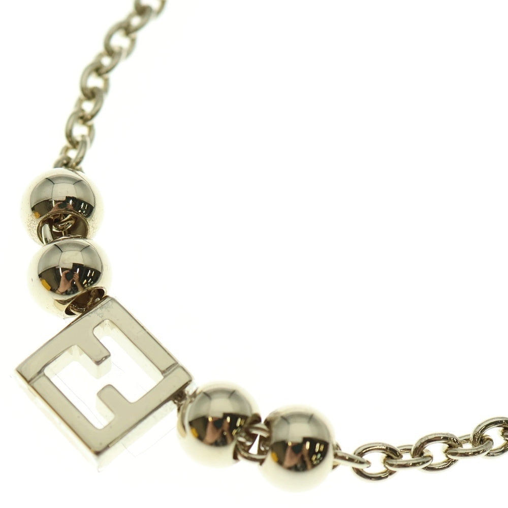 FENDI ロゴペンダントネックレス FENDI ロゴモチーフ ネックレス ゴールド