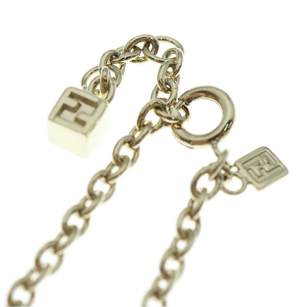 FENDI(フェンディ) FFロゴ ネックレス ペンダント チェーン ゴールド GP