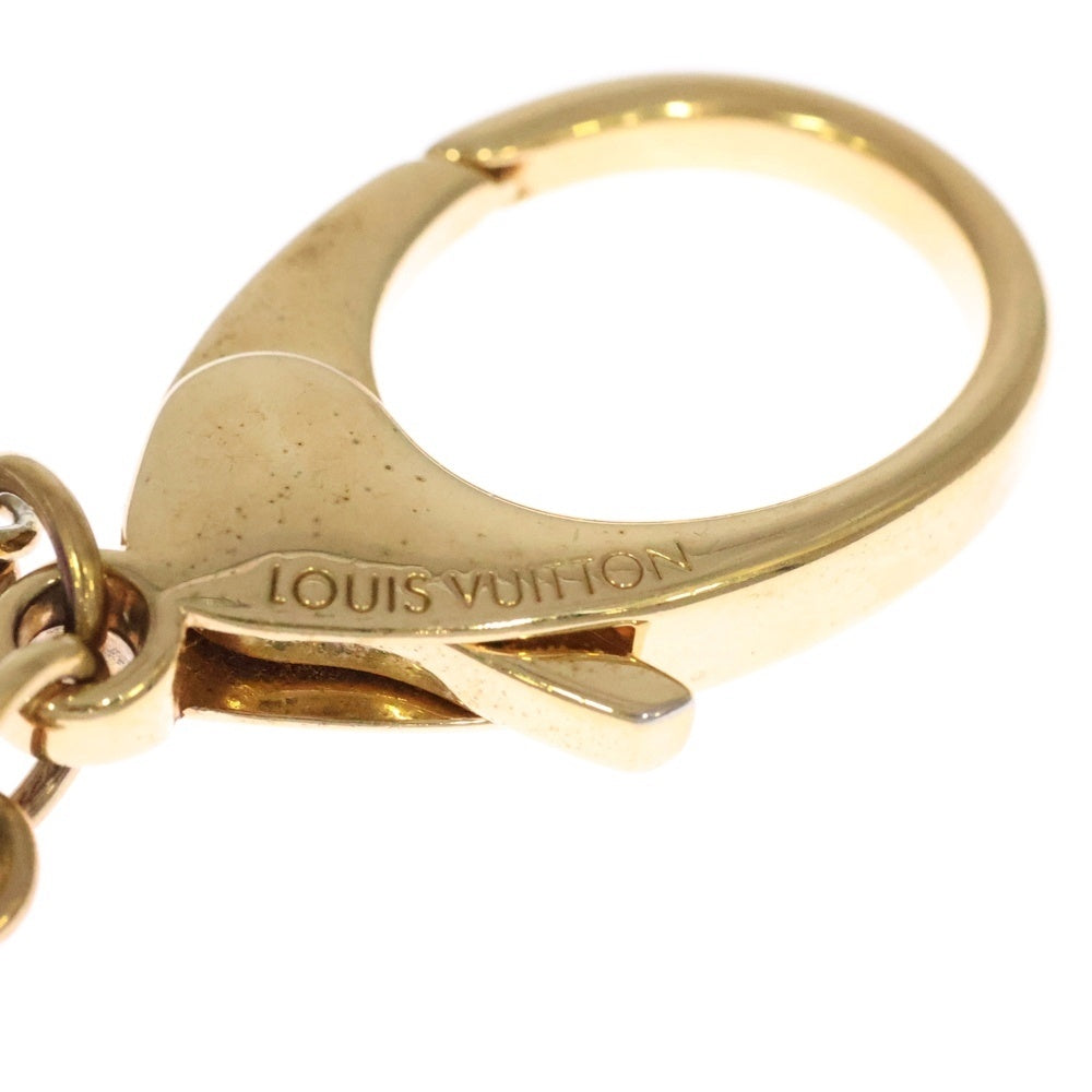 LOUIS VUITTON(ルイヴィトン) キーホルダー バッグチャーム キーリング ビジューサックタパージュ ゴールド×シルバー M65722