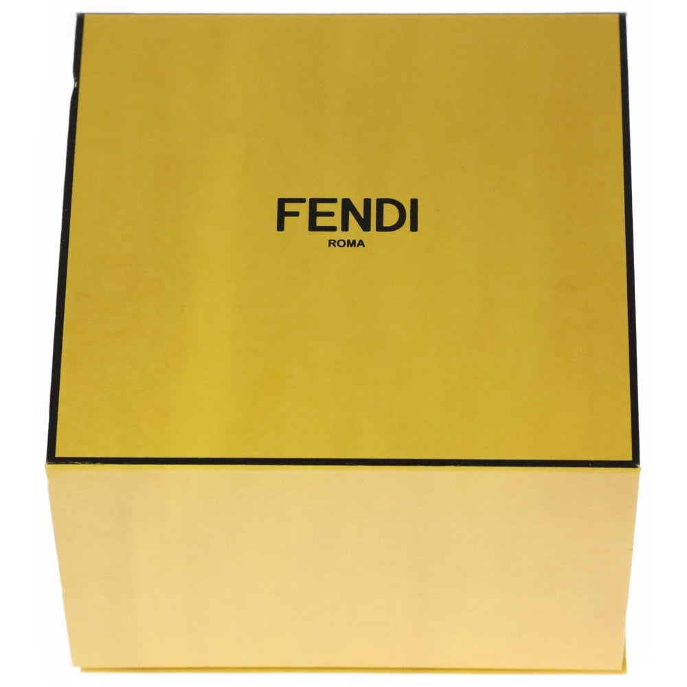 FENDI(フェンディ) エフイズフェンディ Fロゴプレート クリスタル ラインストーン ブレスレット シルバー