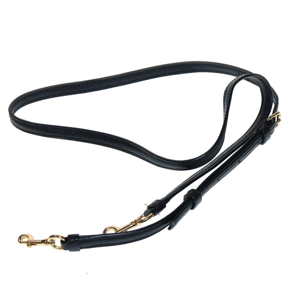 COACH(コーチ) ネームタグ付 2WAY ロゴレザーショルダーバッグ ハンドバッグ ブラック F44962