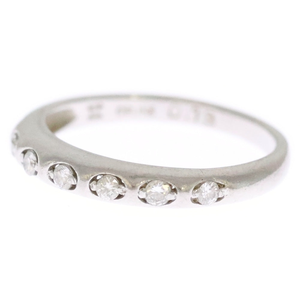 CELINE(セリーヌ) ハーフエタニティ ダイヤ リング 指輪 Pt900 0.13ct シルバー 8号