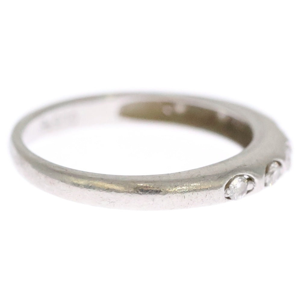 CELINE(セリーヌ) ハーフエタニティ ダイヤ リング 指輪 Pt900 0.13ct シルバー 8号