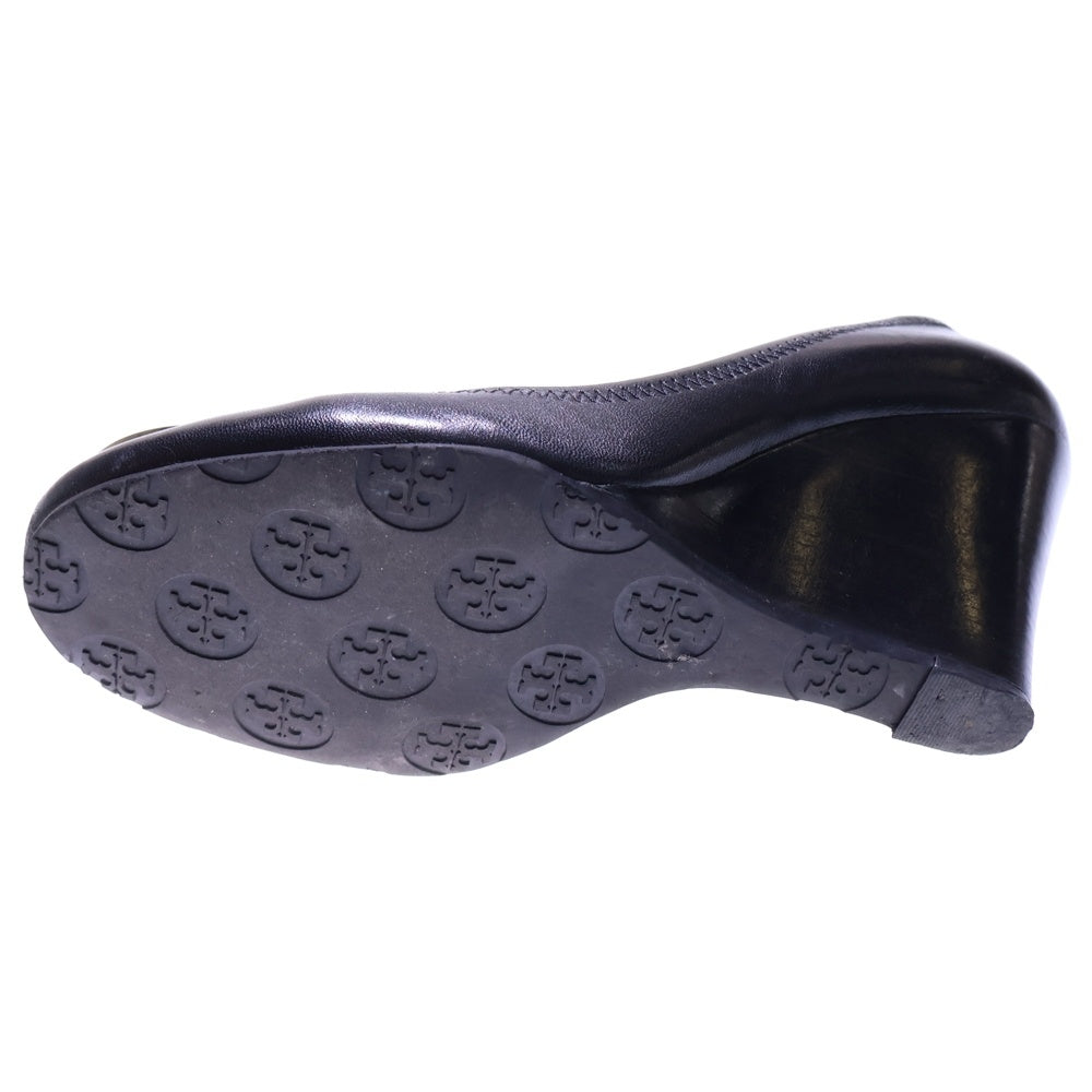 TORY BURCH(トリー バーチ) ダブルT ヒールパンプス シューズ ブラック ゴールド金具 レディース