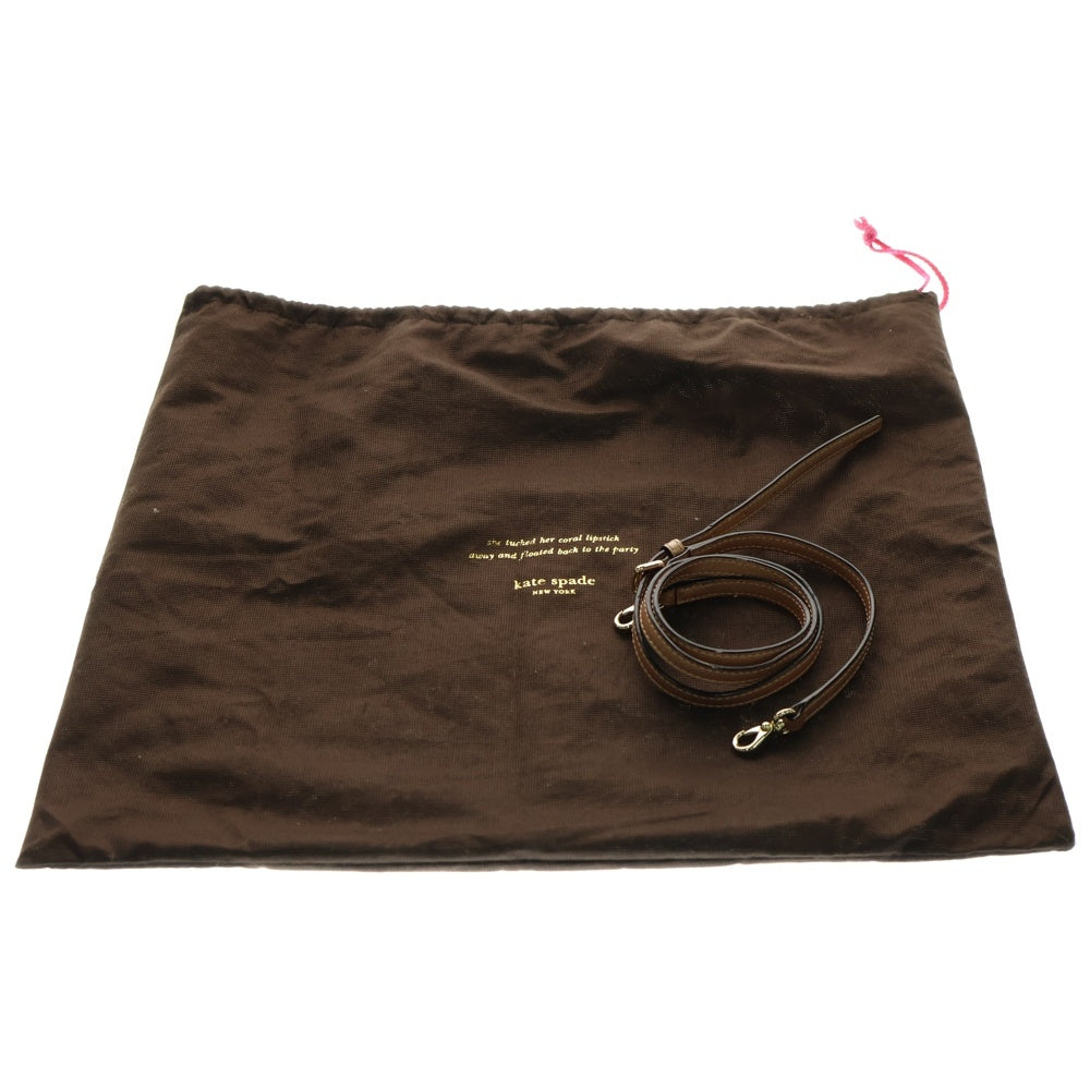 Kate Spade(ケイトスペード) ショルダーバッグ ミニバッグ メタリックオレンジ レザー