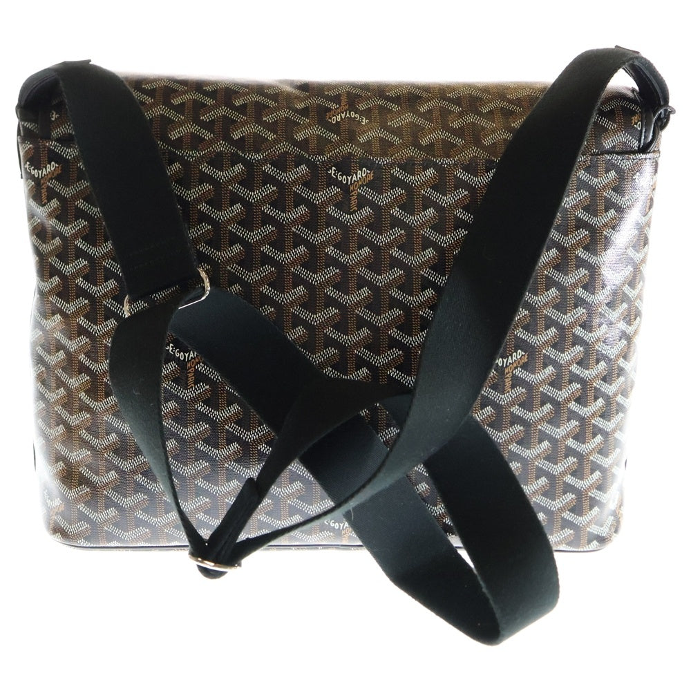 GOYARD(ゴヤール) カペシアンMM PVCショルダーバッグ メッセンジャーバック ブラウン/ブラック