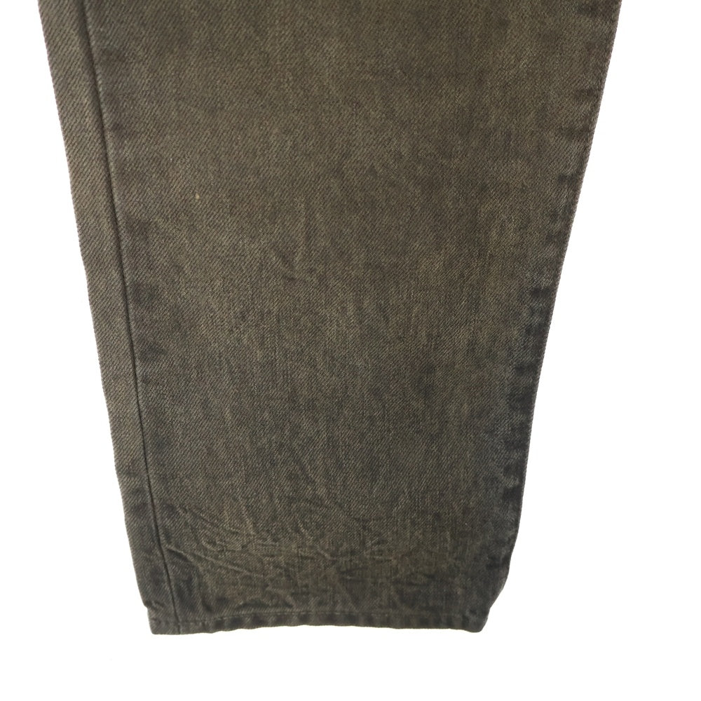 RRL(ダブルアールエル) スリムフィット デニムパンツ ブラウンウォッシュ カーキ コットン 782820976001
