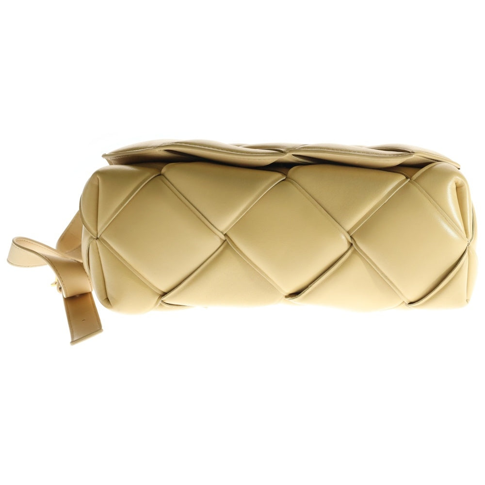 BOTTEGA VENETA(ボッテガヴェネタ) マキシイントレチャート トップハンドル パデット 2WAYショルダーバッグ ベージュ レザー
