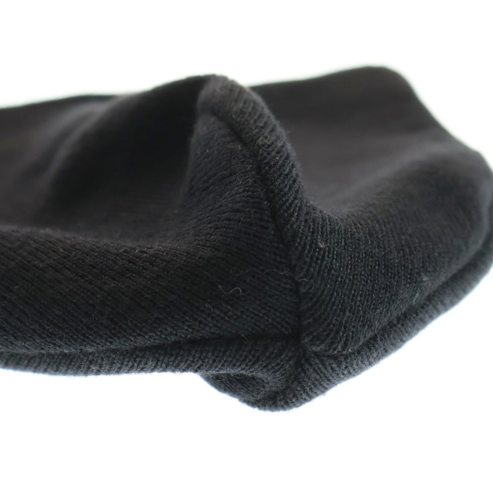 Dior HOMME(ディオールオム) BEE刺繍 ウールニットキャップ ニット帽 ブラック