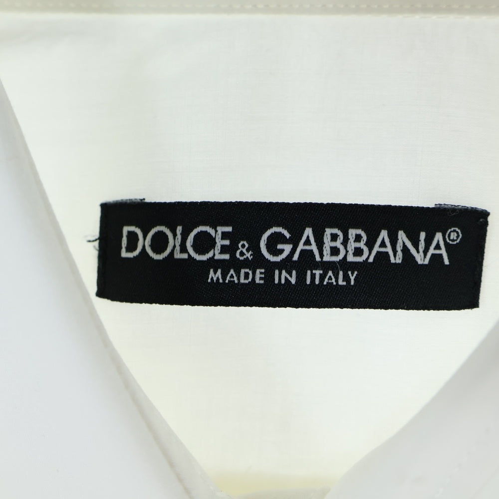 DOLCE & GABBANA(ドルチェアンドガッバーナ) 長袖ドレスシャツ ホワイト