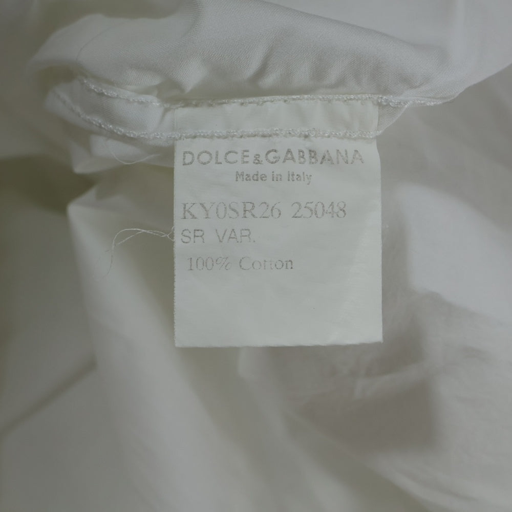 DOLCE & GABBANA(ドルチェアンドガッバーナ) 長袖ドレスシャツ ホワイト