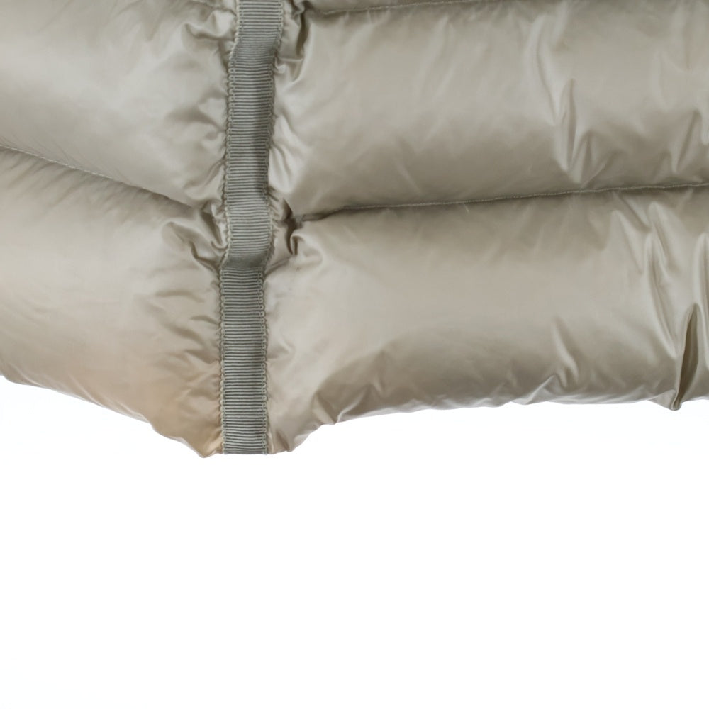 MONCLER(モンクレール) HERMINE エルミンヌ フーデッド ジップアップ ダウン ロングジャケット コート ベージュ レディース 142-093-49339-05