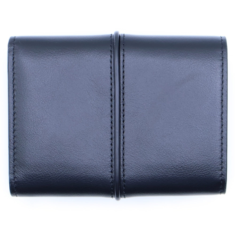 TOD'S(トッズ) Tタイムレス 三つ折り財布 ウォレット ブラック レザー