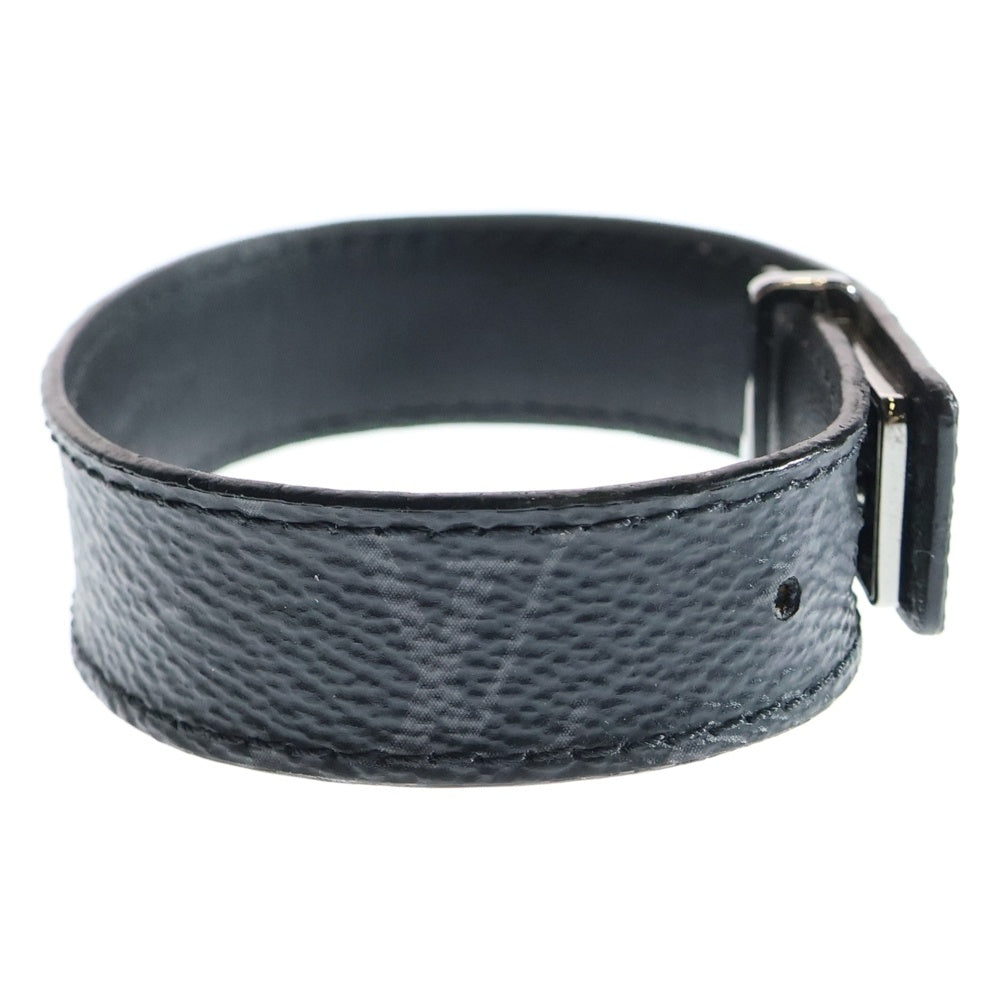 LOUIS VUITTON(ルイヴィトン) エクリプス ブレスレット・LVスリム モノグラム ブラック シルバー金具 M6456E