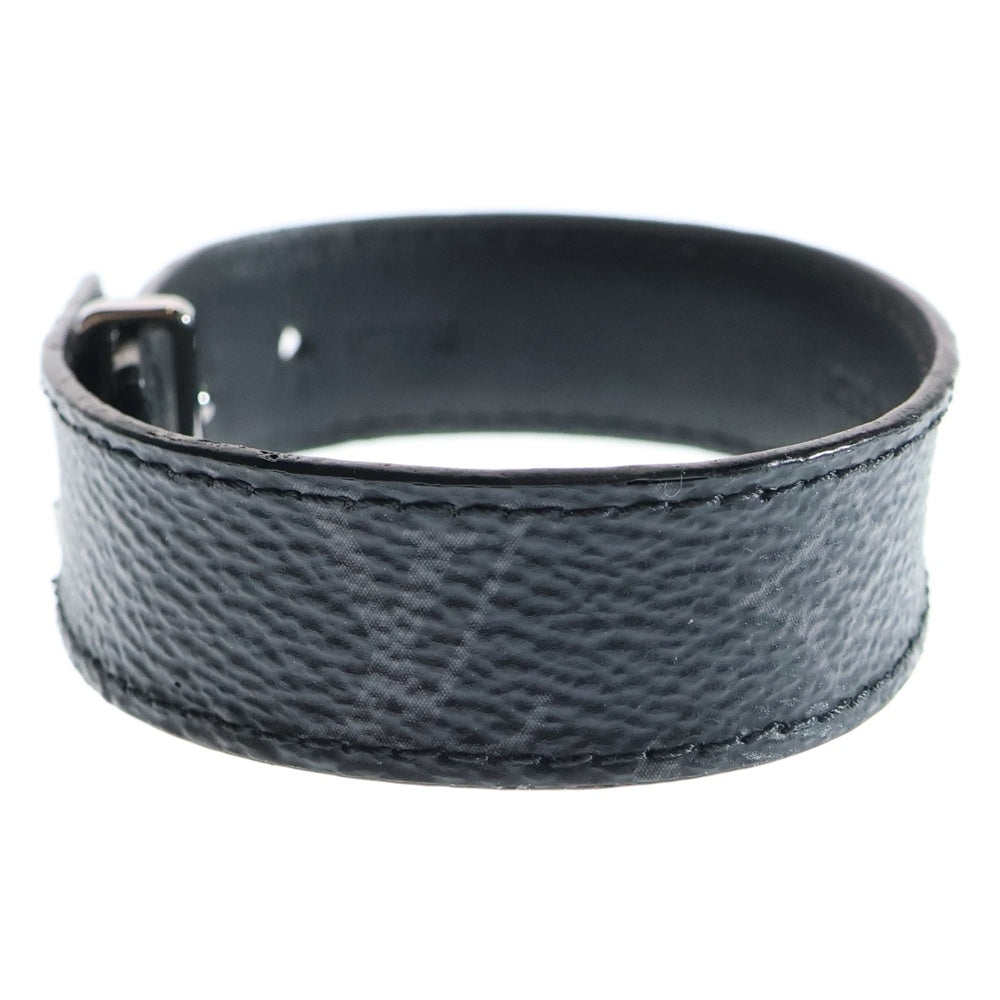 LOUIS VUITTON(ルイヴィトン) エクリプス ブレスレット・LVスリム モノグラム ブラック シルバー金具 M6456E