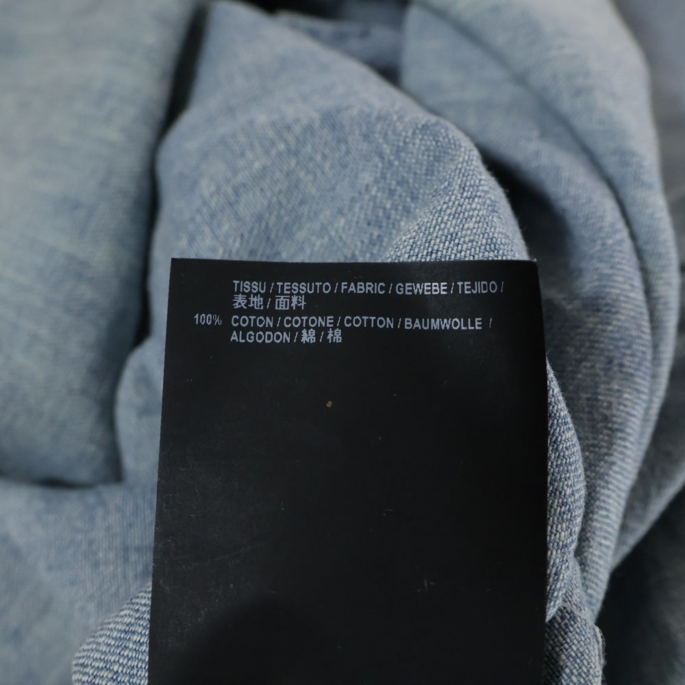 SAINT LAURENT PARIS(サンローランパリ) 18AW ウォッシュ加工 ウエスタン スナップボタン デニムシャツ インディゴ レディース 527493