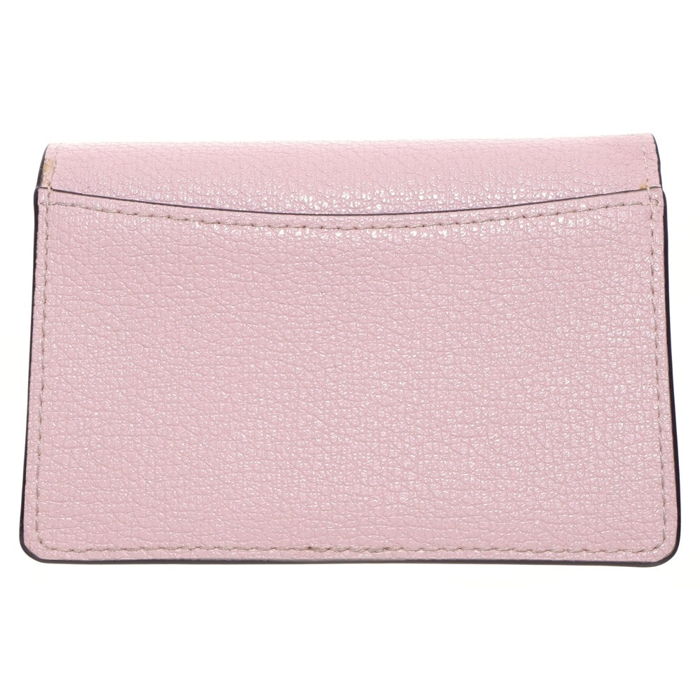 FURLA(フルラ) カードケース 名刺入れ 財布 ライトピンク ゴールド金具 レザー レディース