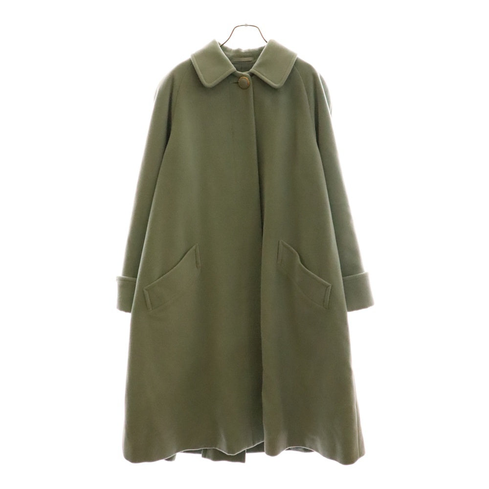 BURBERRYS(バーバリーズ) ステンカラーウールコート ライトブルー ゴールドボタン