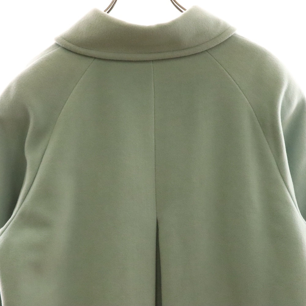 BURBERRYS(バーバリーズ) ステンカラーウールコート ライトブルー ゴールドボタン