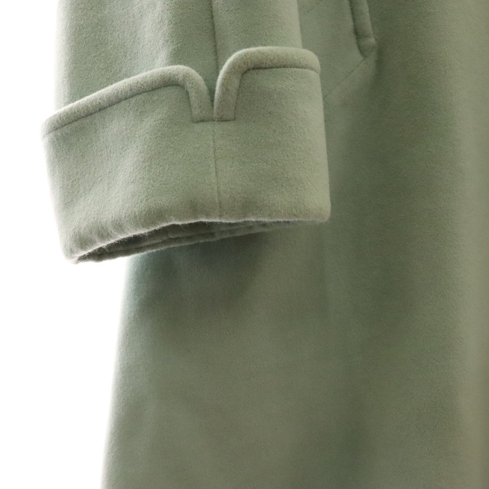 BURBERRYS(バーバリーズ) ステンカラーウールコート ライトブルー ゴールドボタン