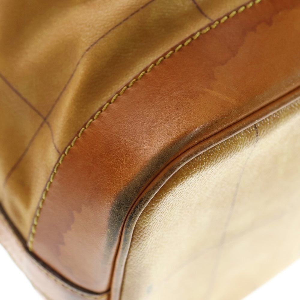 PRIMA CLASSE(プリマクラッセ) ショルダーバッグ ハンドバッグ レザー ブラウン キャメル ゴールド金具