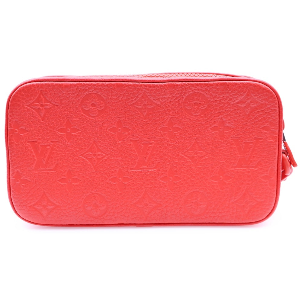 LOUIS VUITTON(ルイヴィトン) モノグラムアンプラント ポシェットヴォルガ ミニバッグ レッド トリヨンレザー M53555