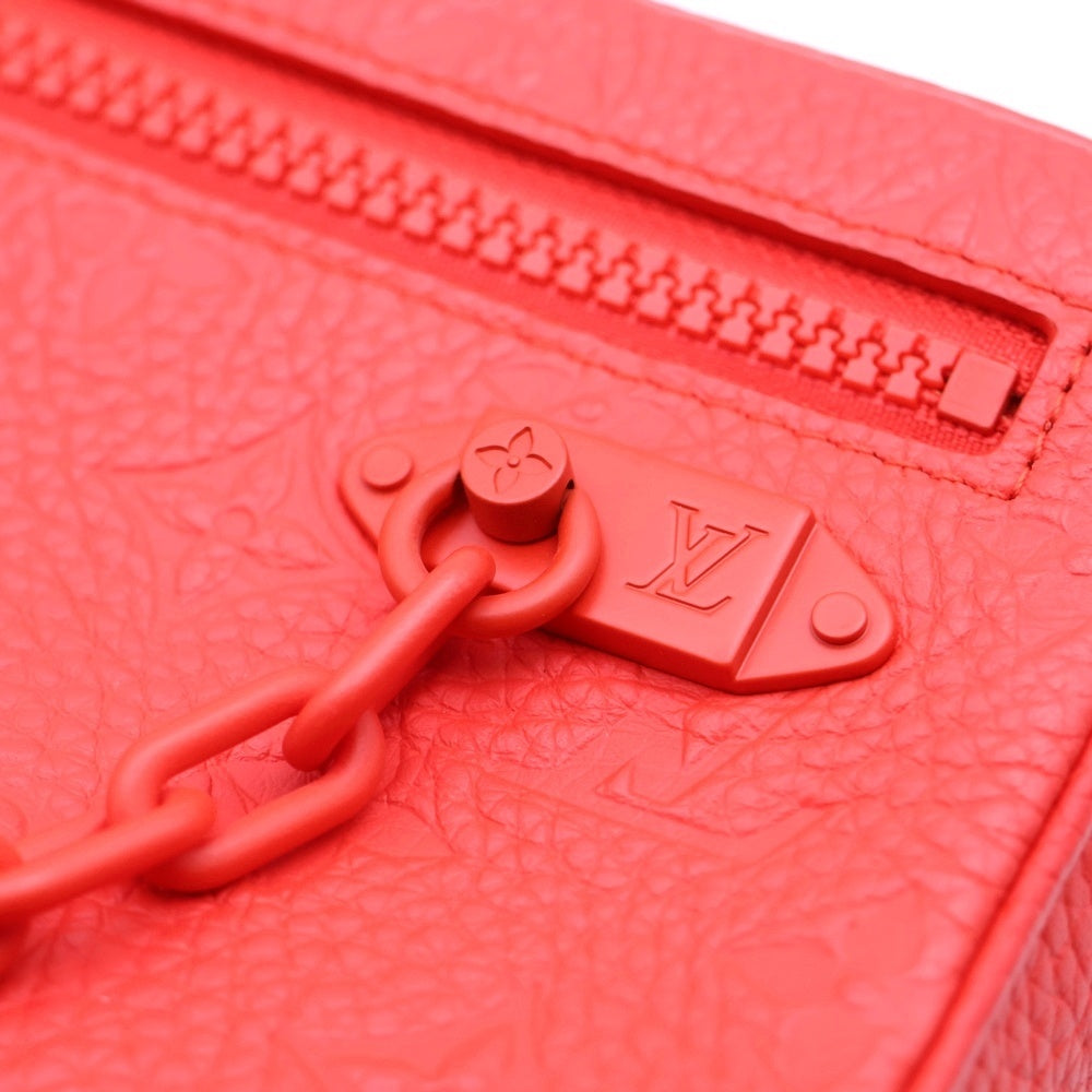 LOUIS VUITTON(ルイヴィトン) モノグラムアンプラント ポシェットヴォルガ ミニバッグ レッド トリヨンレザー M53555
