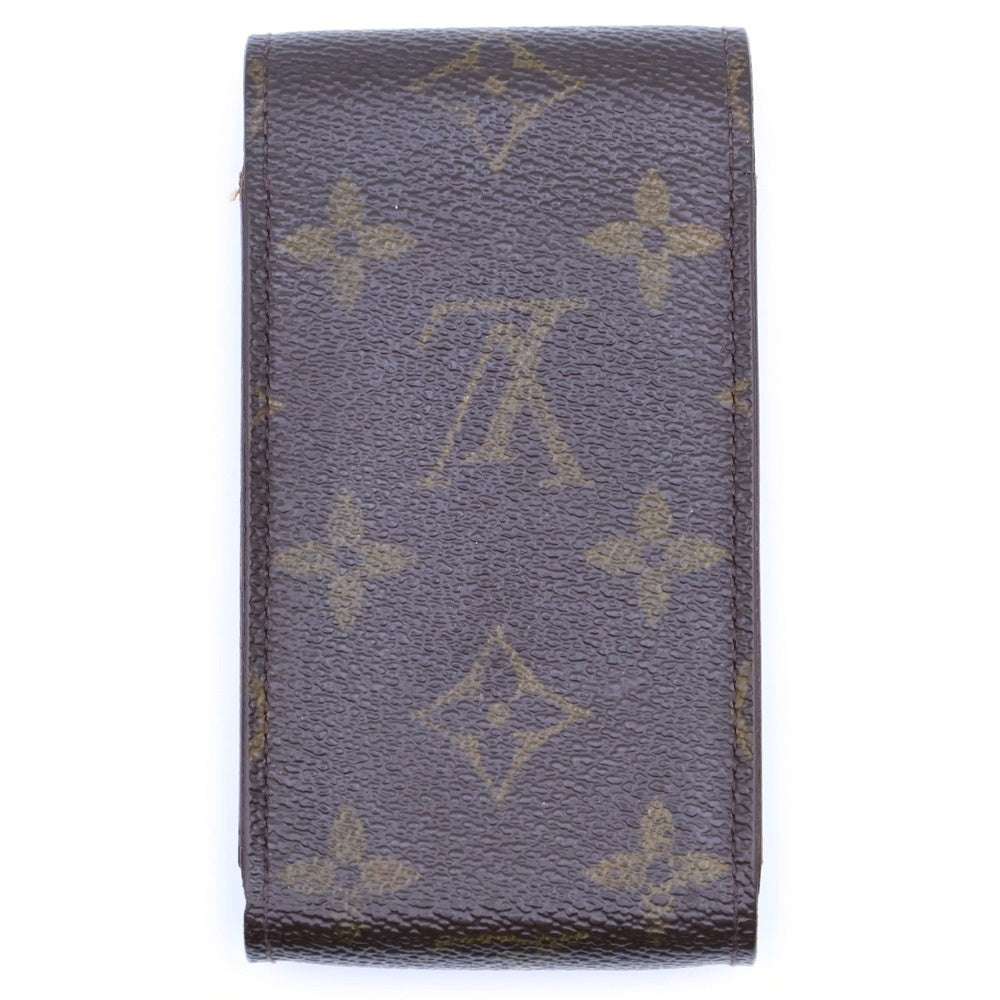 LOUIS VUITTON(ルイヴィトン) モノグラム エテュイ タバコケース 小物入れ ブラウン PVC M63024