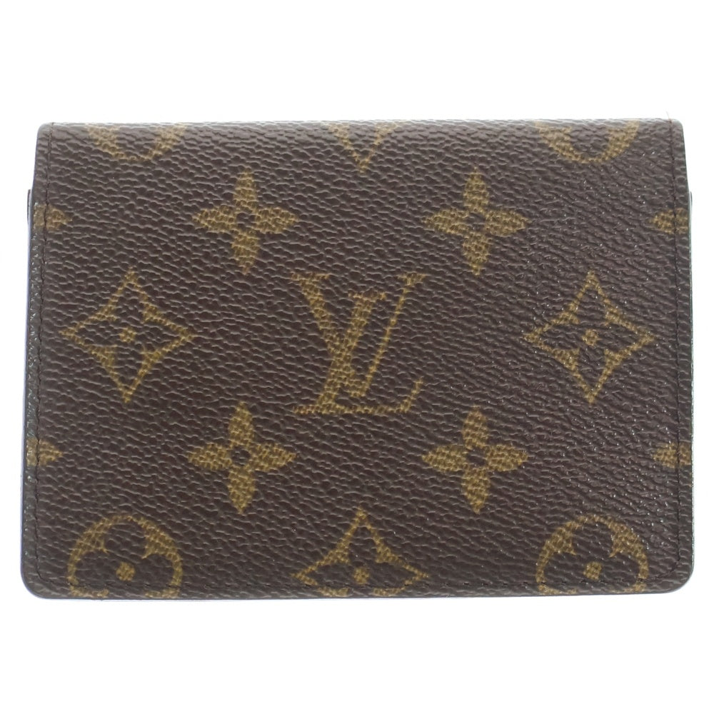 LOUIS VUITTON(ルイヴィトン) モノグラム ポルト2カルト・ヴェルティカル カードケース 名刺入れ ブラウン PVC M60533 CA0042