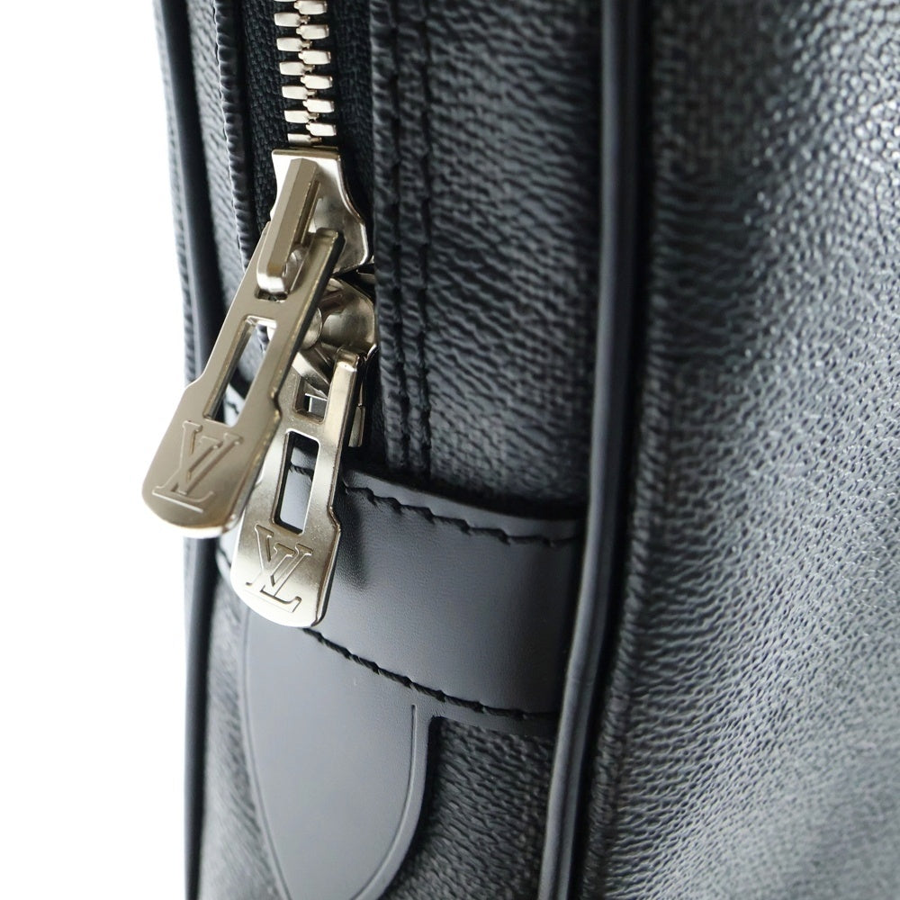 LOUIS VUITTON(ルイヴィトン) ダミエグラフィット ポルトドキュマン ヴォワヤージュ ビジネスバッグ トートバッグ ブラック PVCレザー N41478
