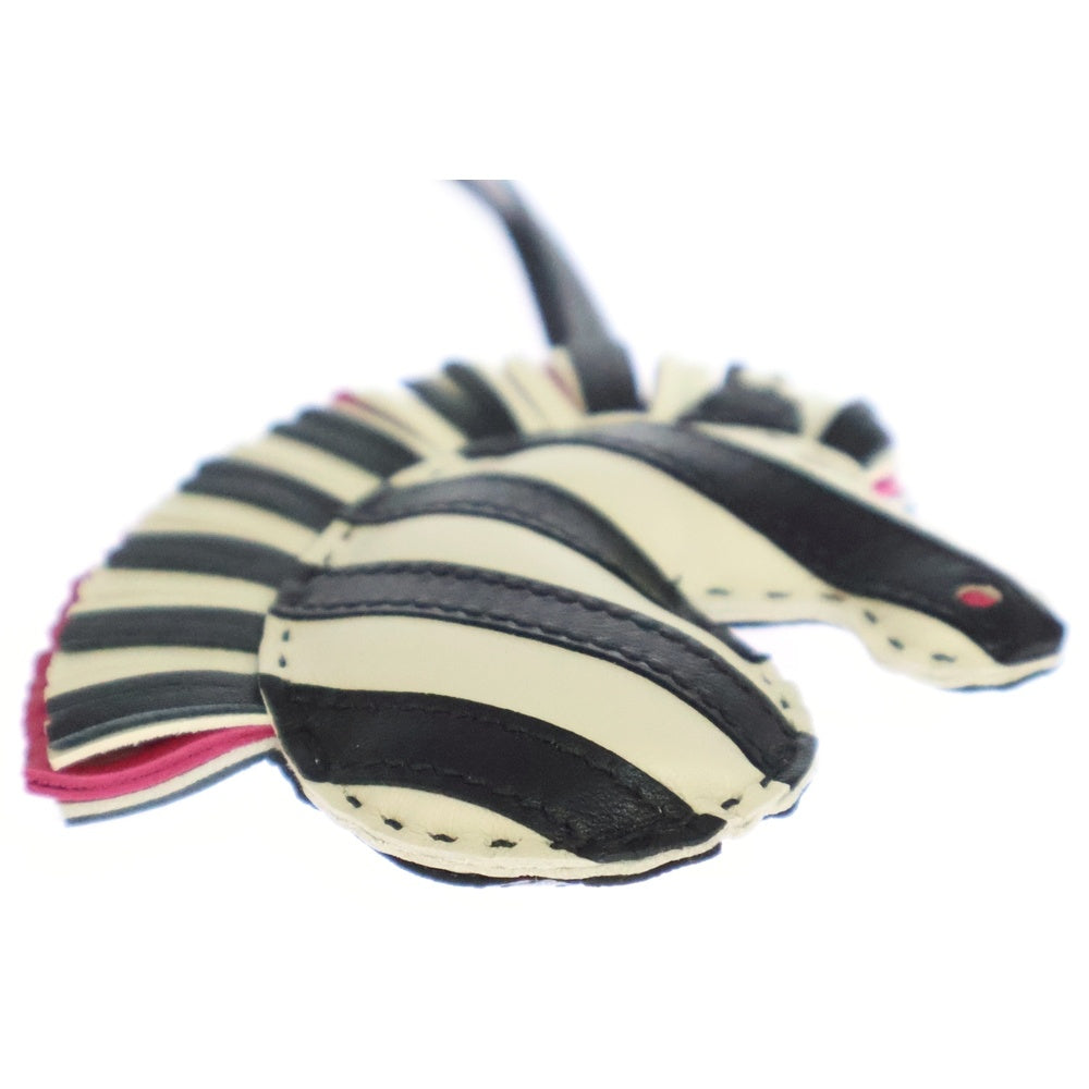 HERMES(エルメス) ジージーサバンナ チャーム クレ×ブラック×ローズメキシコ アニョーミロ Z刻印