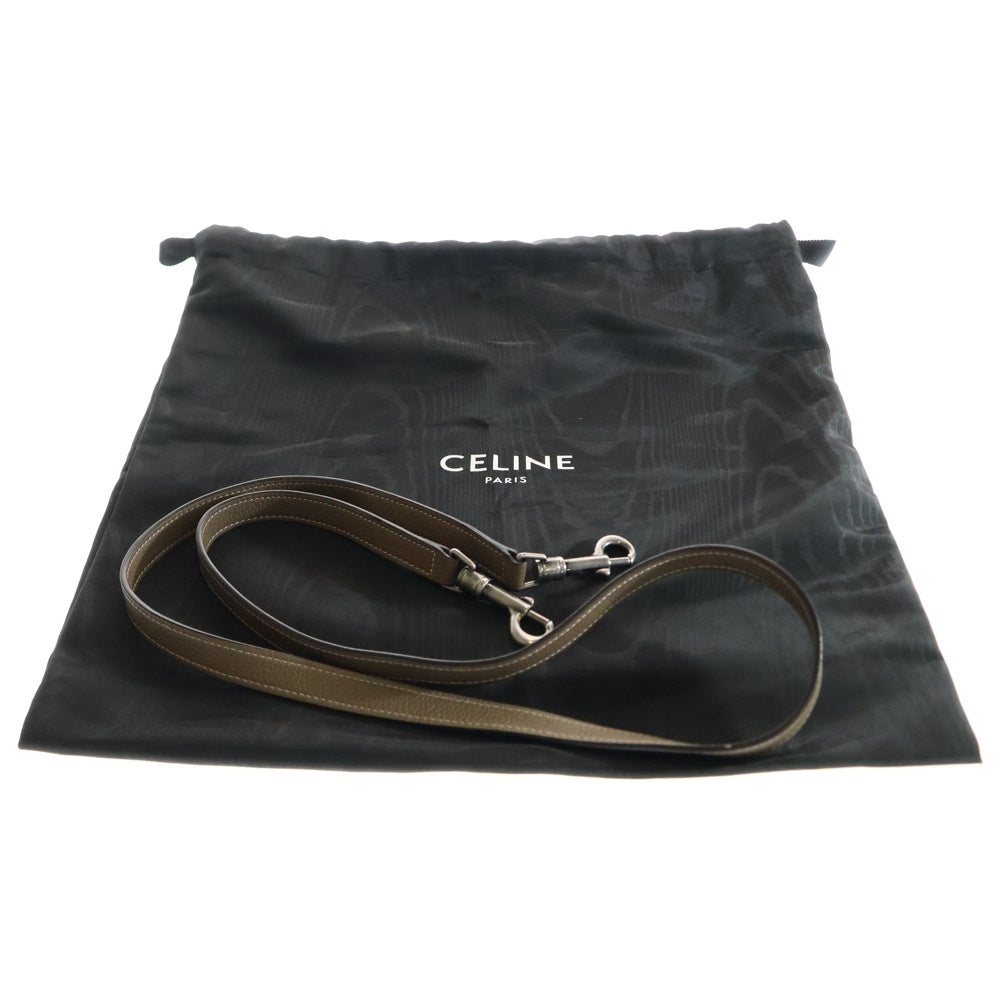 CELINE(セリーヌ) ラゲージ ナノ ブラウン レザー 2wayバッグ ハンドバッグ ショルダーバッグ