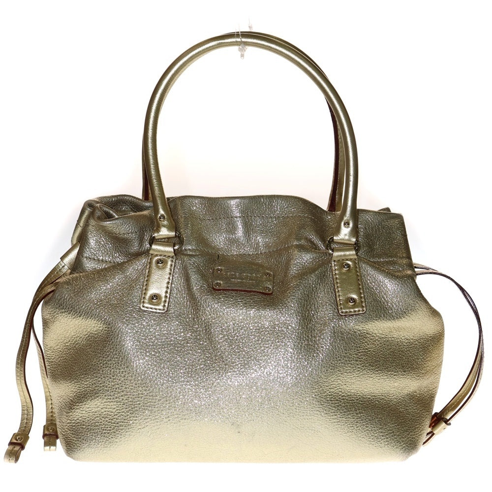 Kate Spade(ケイトスペード) レザーハンドバッグ ボストンバッグ ゴールド金具 ゴールド