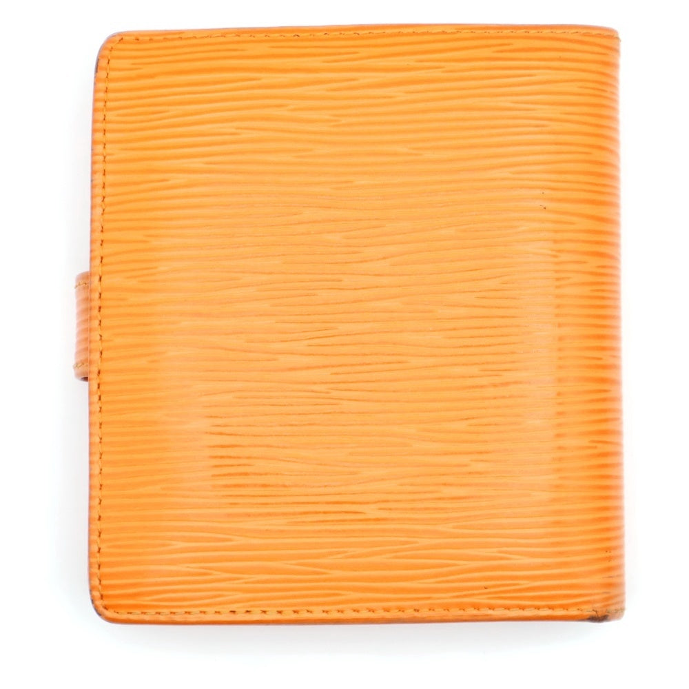 LOUIS VUITTON(ルイヴィトン) エピ ポルトビエコンパクト コンパクトウォレット 二つ折り財布 レザー ゴールド金具 オレンジ M6355H