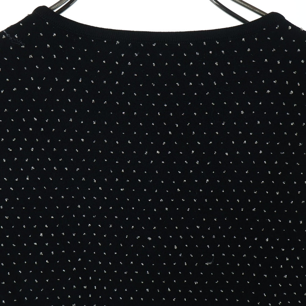 EPOCA(エポカ) ドット柄 ニットベスト ブラック