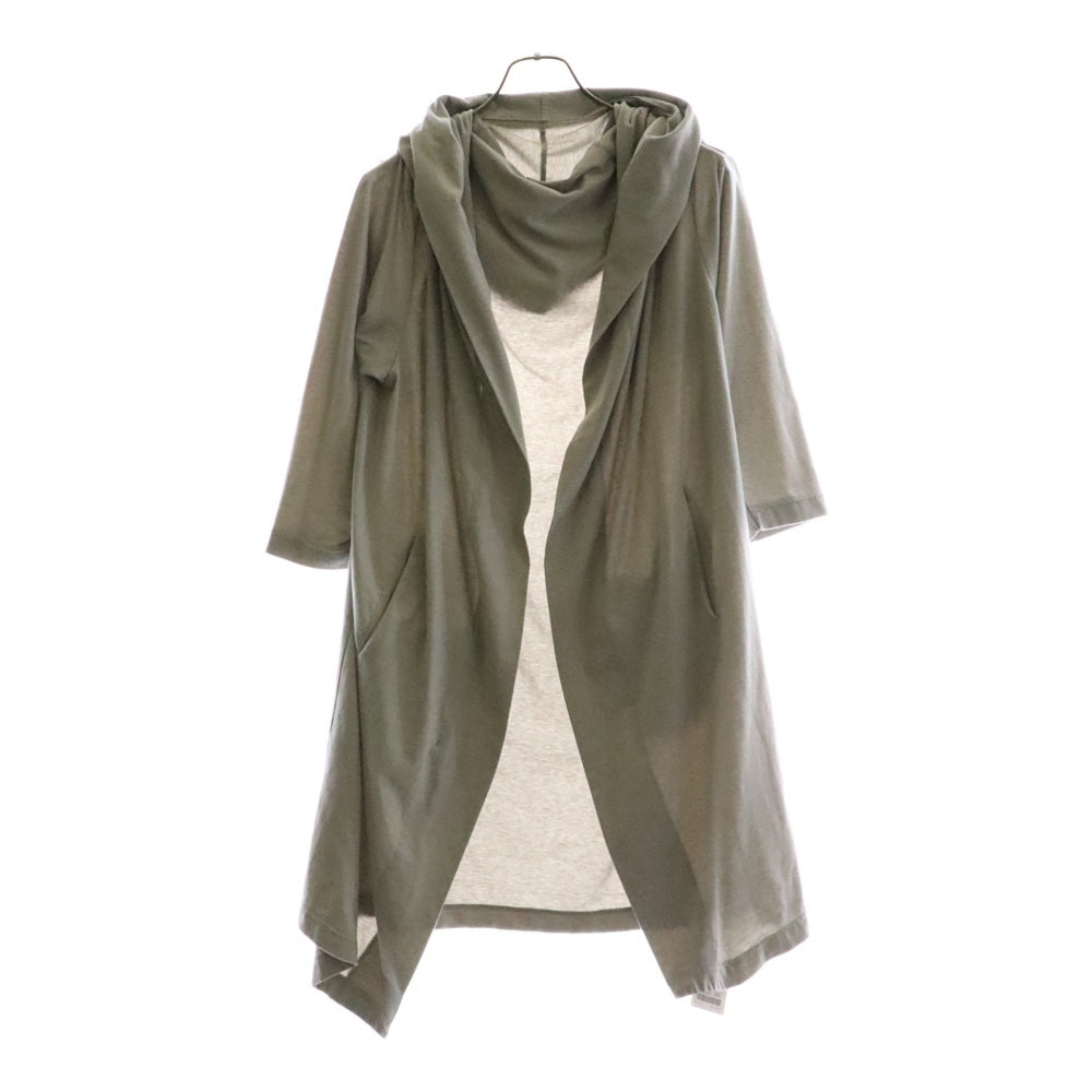 MOUSSY(マウジー) フード付き ロングカーディガン グレージュ