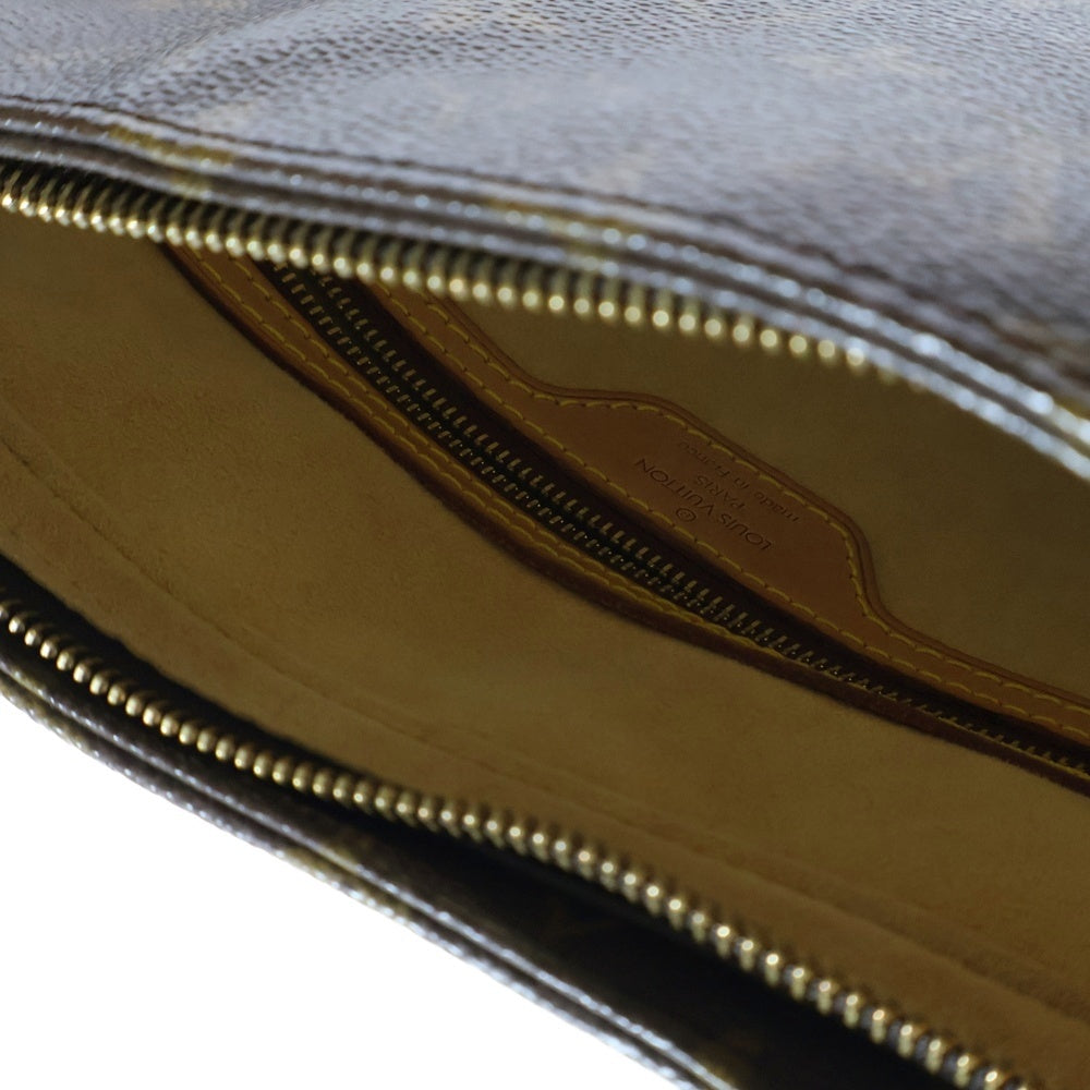 LOUIS VUITTON(ルイヴィトン) モノグラム ルーピングGM ハンドバッグ ブラウン PVCレザー M51145