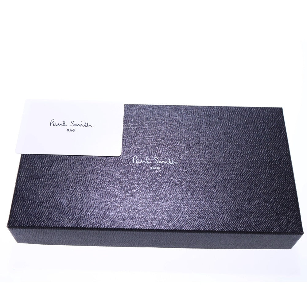 Paul Smith(ポールスミス) ロングウォレット 長財布 カードケース ブルー ネイビー レザー ゴールド金具 レディース