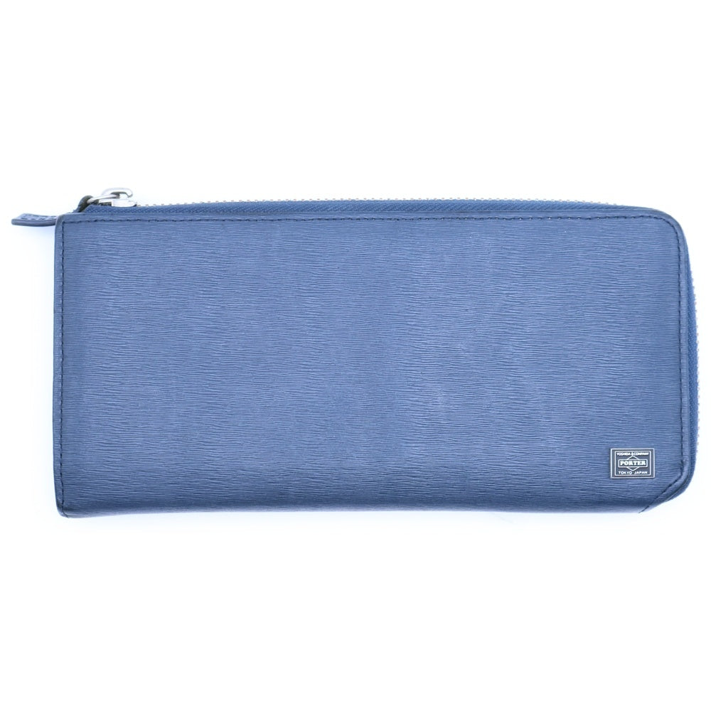 PORTER(ポーター) ロングウォレット 長財布 カードケース ブルー レザー