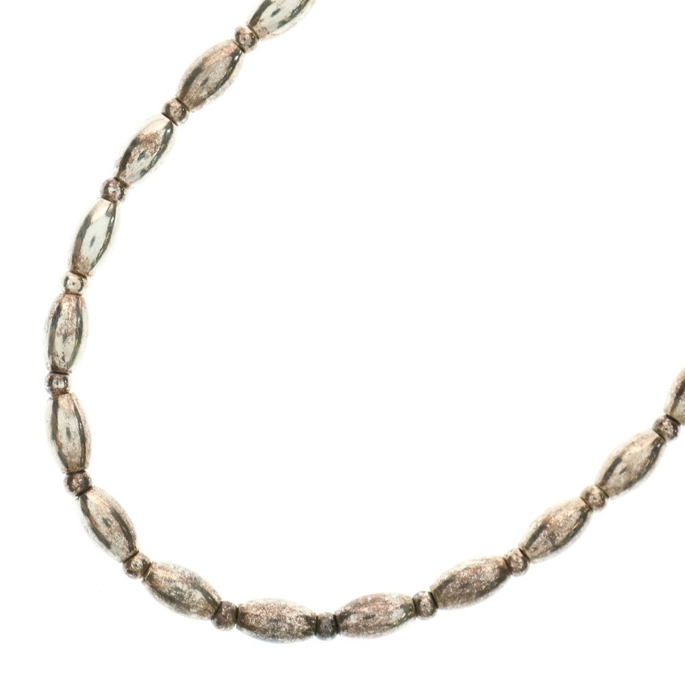 NO BRAND(ノーブランド) SV925 ネックレス ビーズ シルバー 9.4g