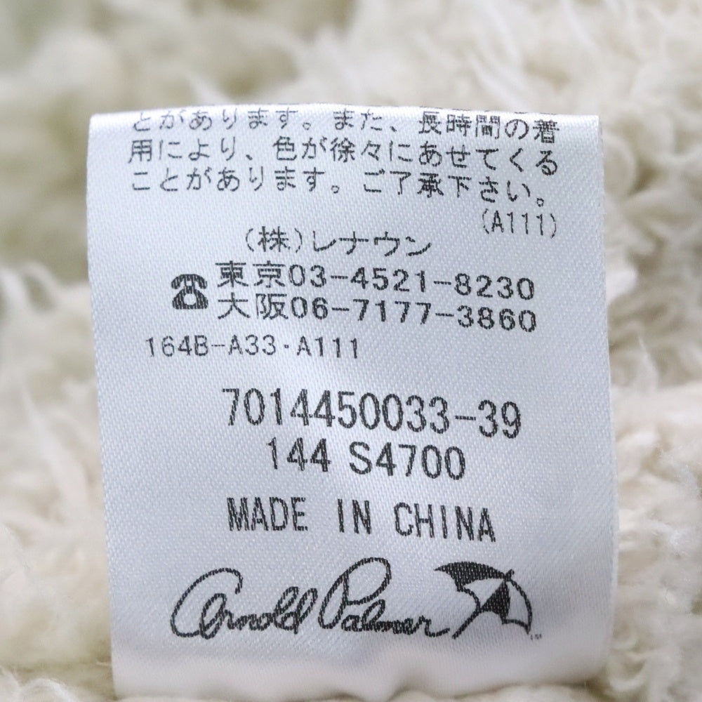 Arnold Palmer(アーノルドパーマー) キルティングロングジャケット ネイビー コーデュロイ×ナイロン