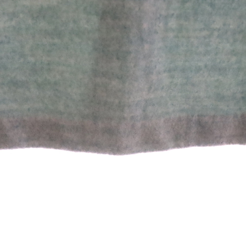 COURREGES(クレージュ) バックジップ 切り替えワンピース ライトグレー×ミントグリーン