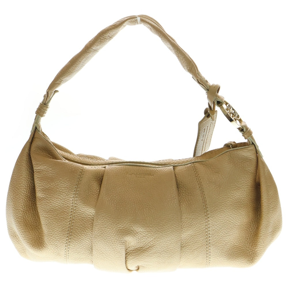 LANCEL(ランセル) ハンドバッグ ワンショルダーバッグ メタリックベージュ ゴールド金具 レザー